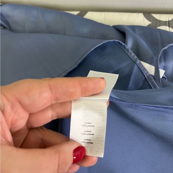 WeWoreWhat Cowl Midi Dress in Slate Blue NWT Size. 4 - Picture 9 of 10